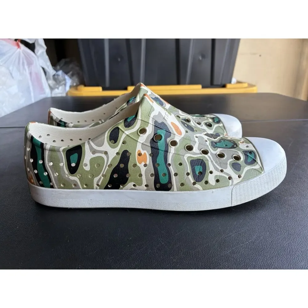 Native Jefferson Slip-On Shoes Women’s 10 / Men’s 8 Adult Unisex Camouflage